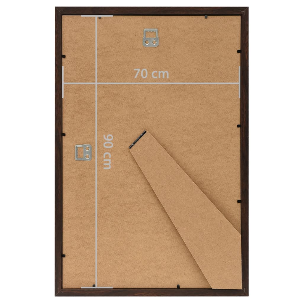 Fotolijsten 3 St Voor Wand Of Tafel 70X90 Cm Mdf Zwart