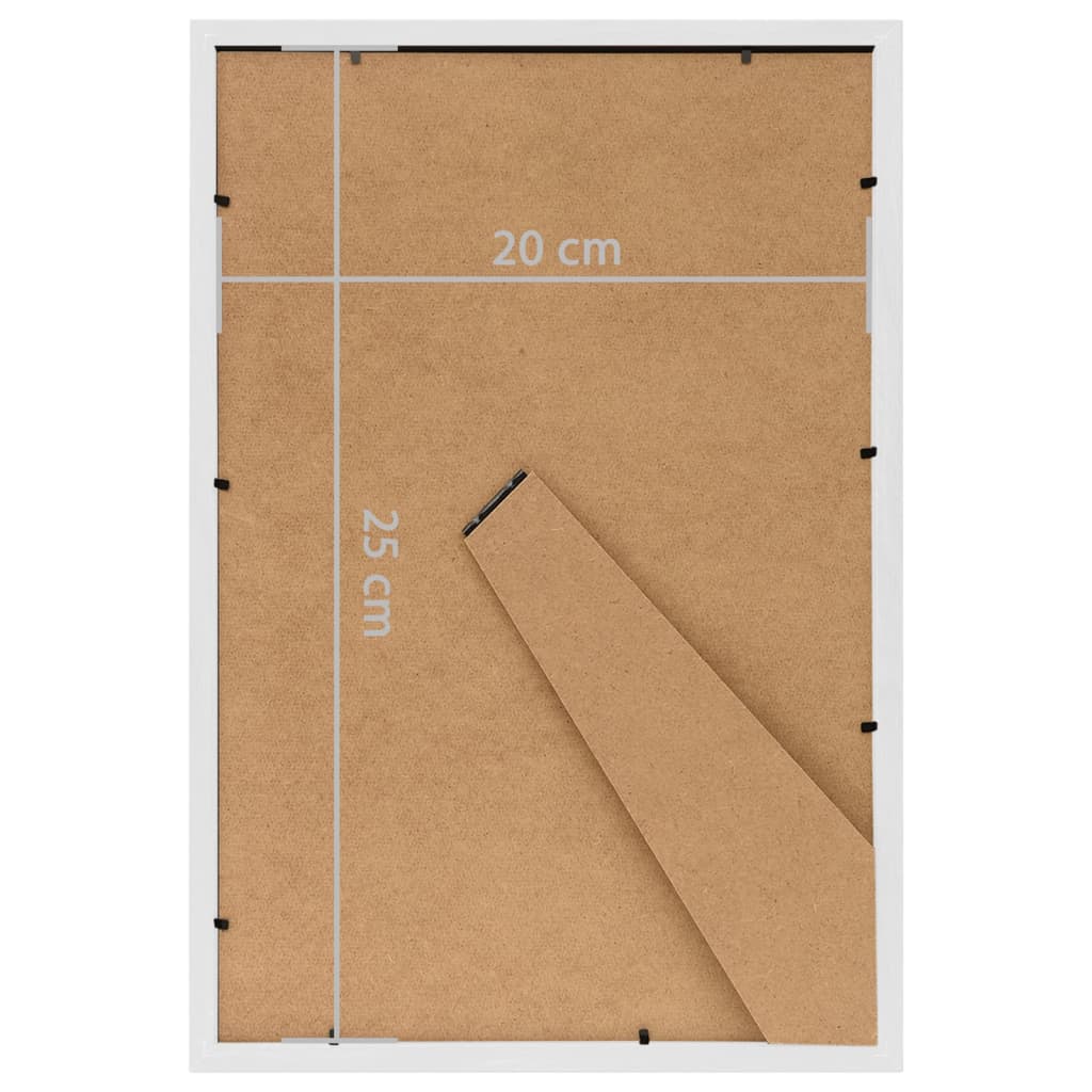 Fotolijsten 3 St Voor Wand Of Tafel 20X25 Cm Mdf Wit