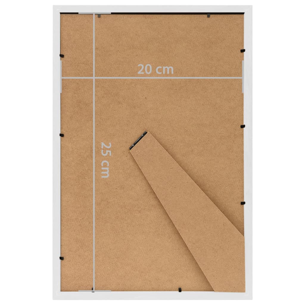 Fotolijsten 5 St Voor Tafel 20X25 Cm Mdf Wit