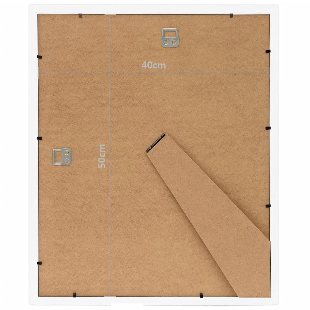 Fotolijsten 5 St Voor Wand Of Tafel 40X50 Cm Mdf Wit