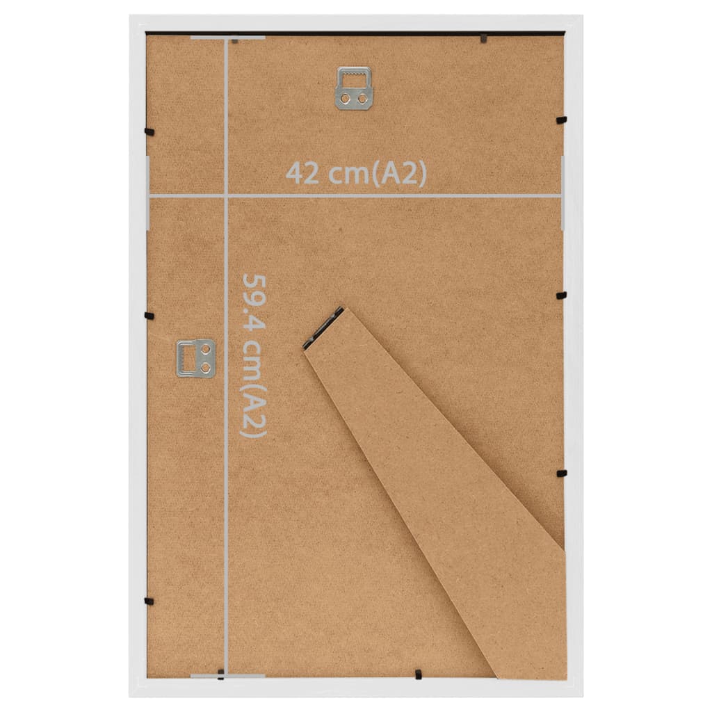Fotolijsten 3 St Voor Wand Of Tafel 42X59,4 Cm Mdf Wit