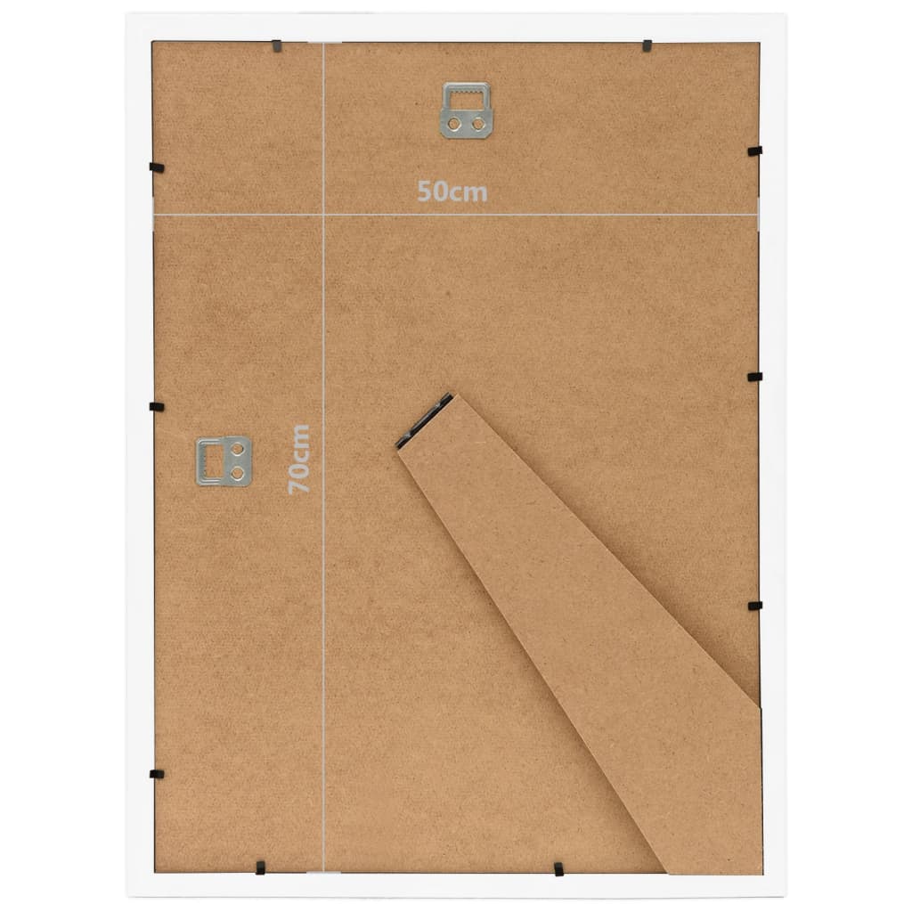 Fotolijsten 5 St Voor Wand Of Tafel 50X70 Cm Mdf Wit
