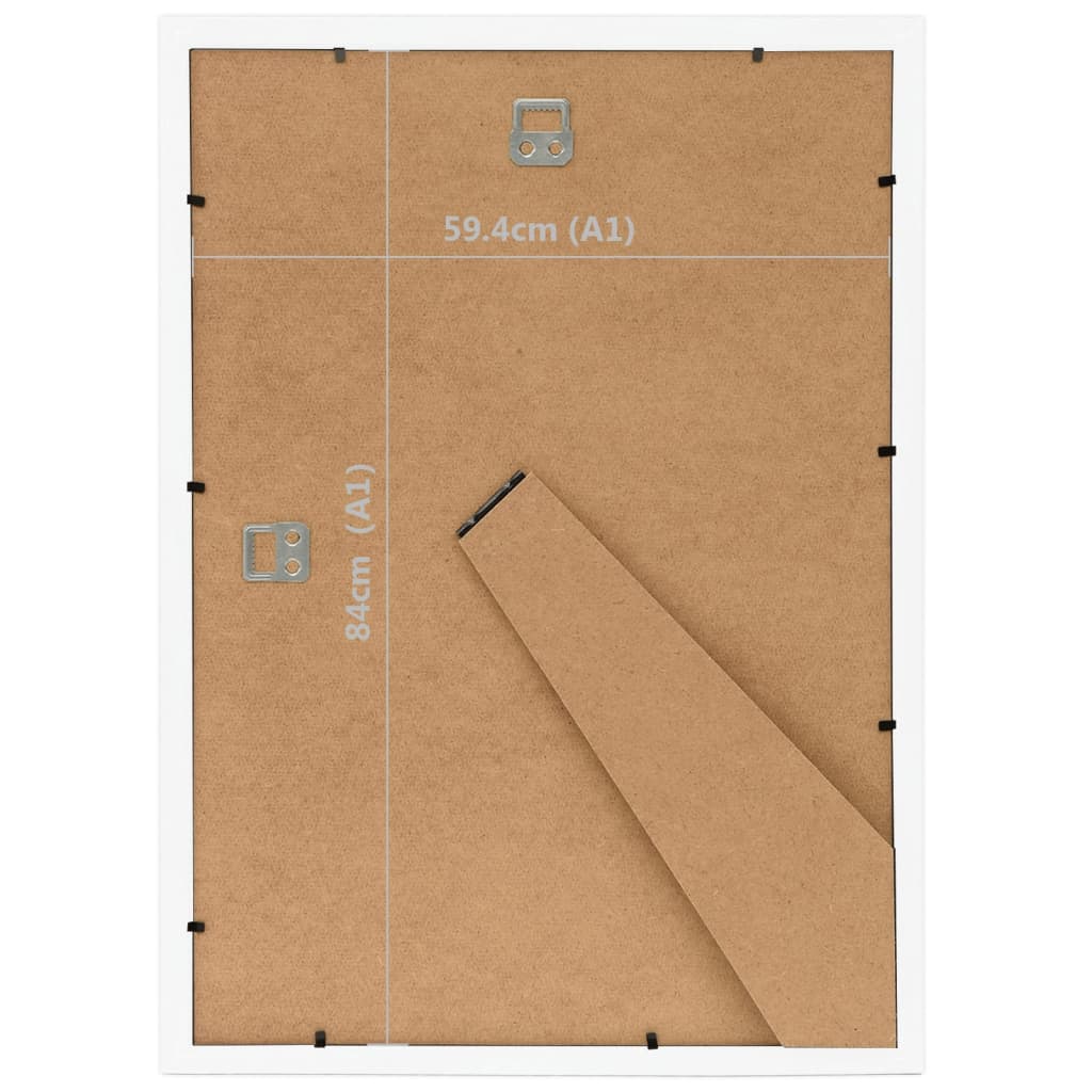 Fotolijsten 3 St Voor Wand Of Tafel 59,4X84 Cm Mdf Wit