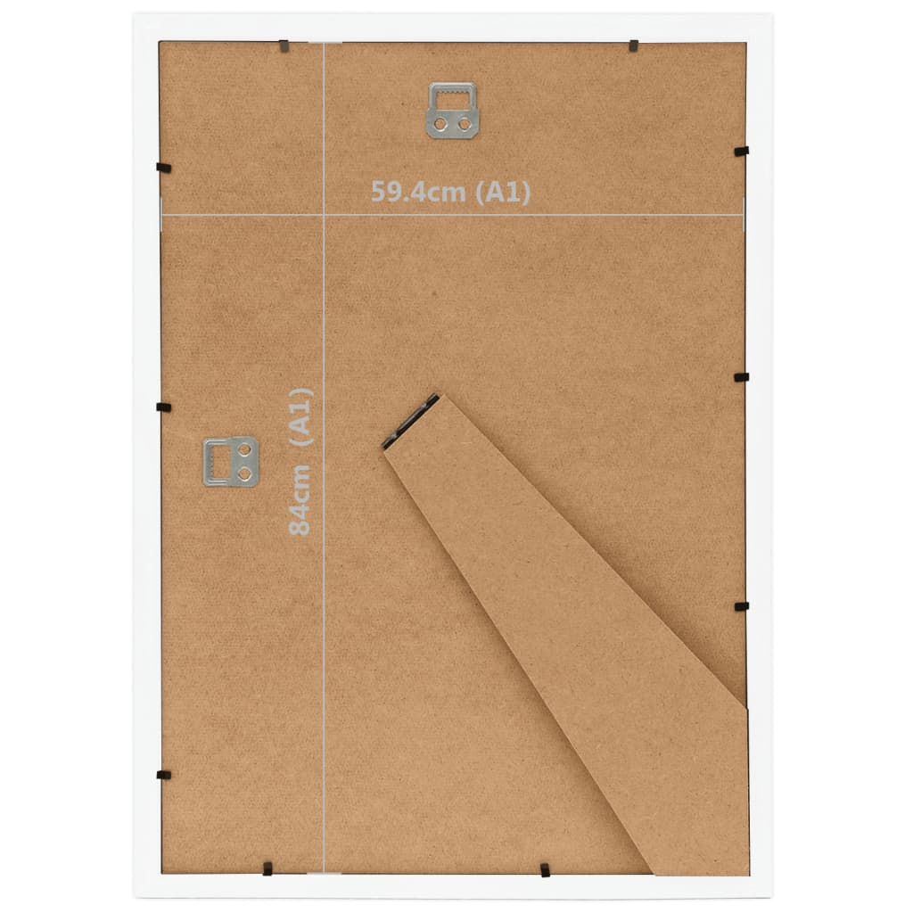 Fotolijsten 5 St Voor Wand Of Tafel 59,4X84 Cm Mdf Wit