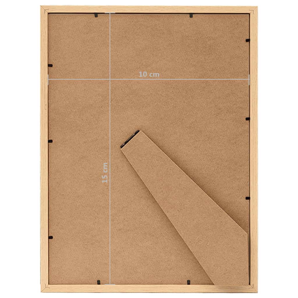 Fotolijsten 5 St Voor Tafel 10X15 Cm Lichteikenkleurig