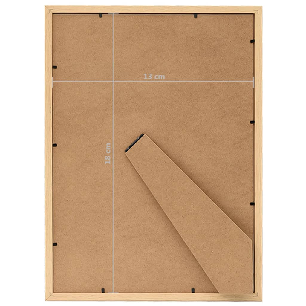 Fotolijsten 10 St Voor Tafel 13X18 Cm Lichteikenkleurig