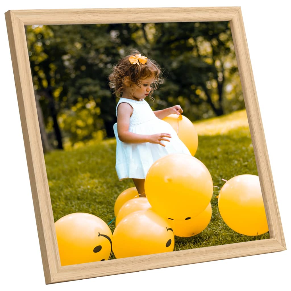 Fotolijsten 10 St Voor Tafel 20X20 Cm Lichteikenkleurig