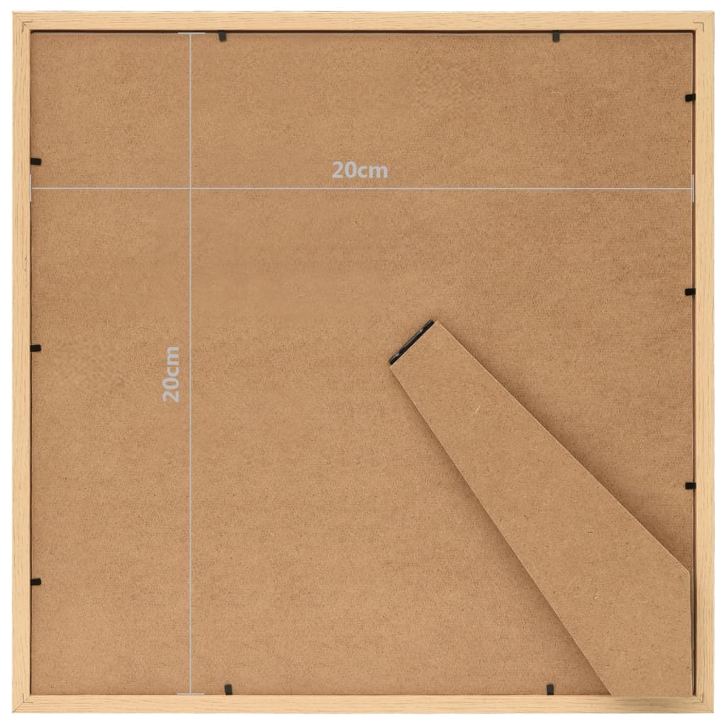 Fotolijsten 10 St Voor Tafel 20X20 Cm Lichteikenkleurig