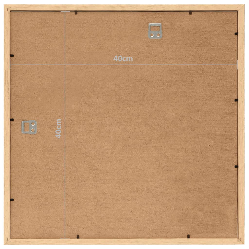 Fotolijsten 3 St Voor Wand 40X40 Cm Lichteikenkleurig