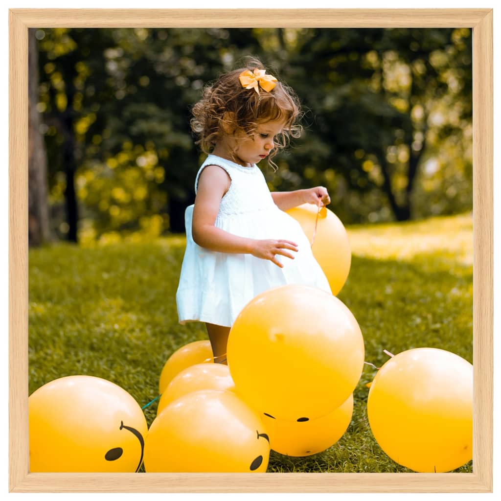Fotolijsten 5 St Voor Wand 40X40 Cm Lichteikenkleurig