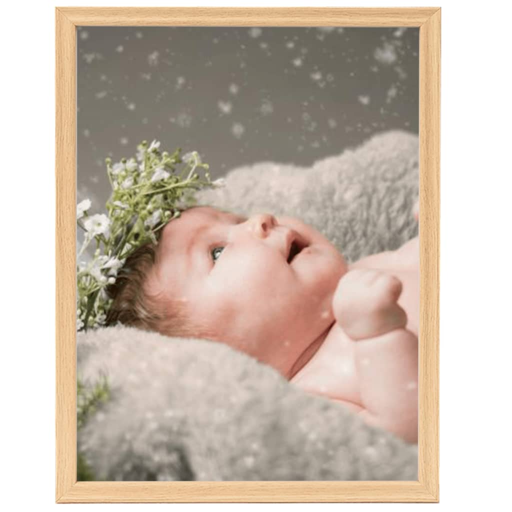 Fotolijsten 3 St Voor Wand 40X50 Cm Lichteikenkleurig