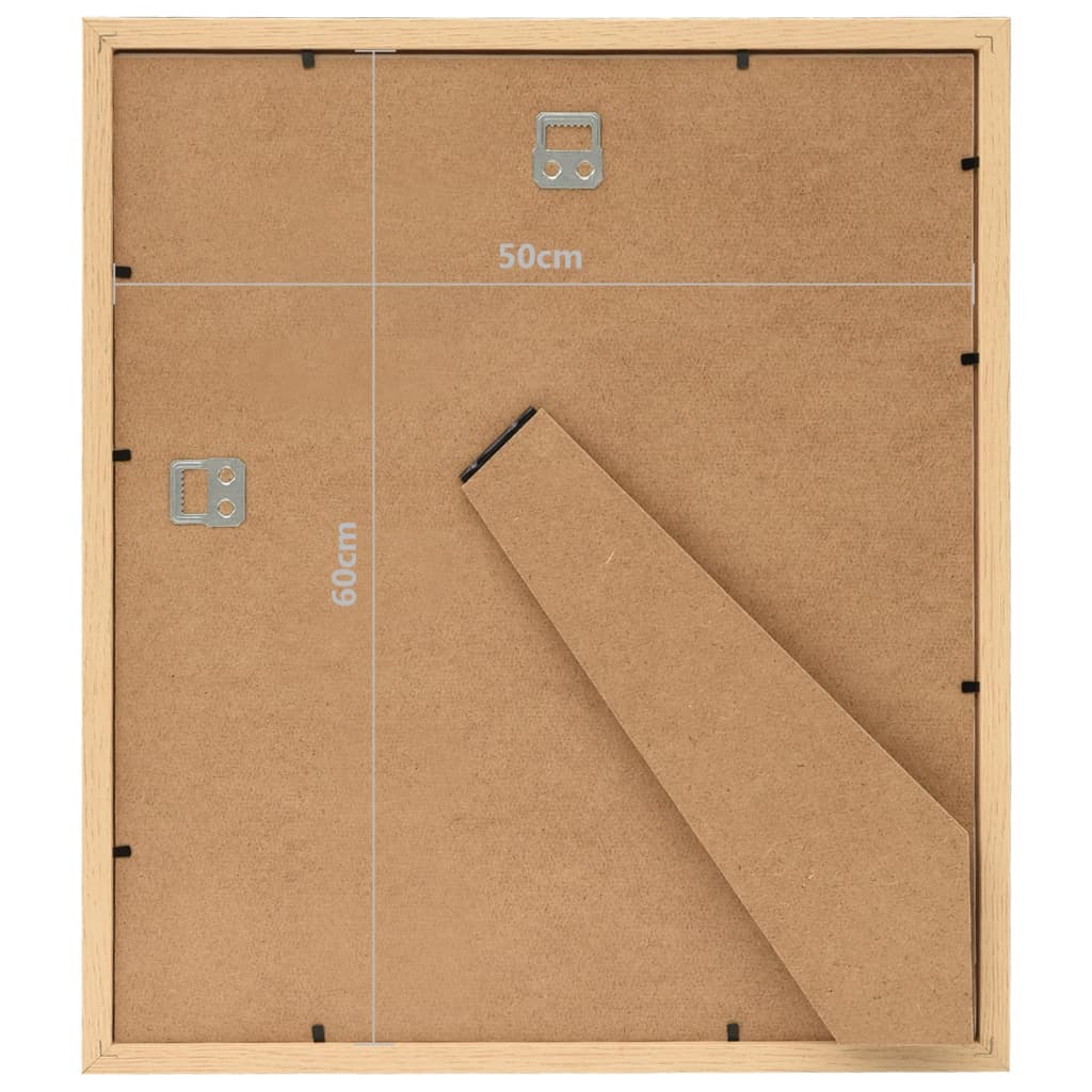 Fotolijsten 3 St Voor Wand Of Tafel 50X60 Cm Lichteikenkleurig