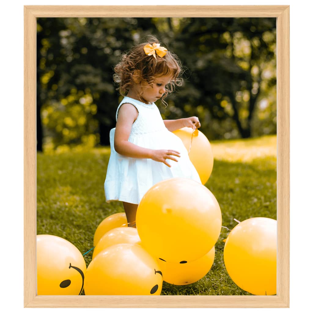 Fotolijsten 5 St Voor Wand 50X60 Cm Lichteikenkleurig
