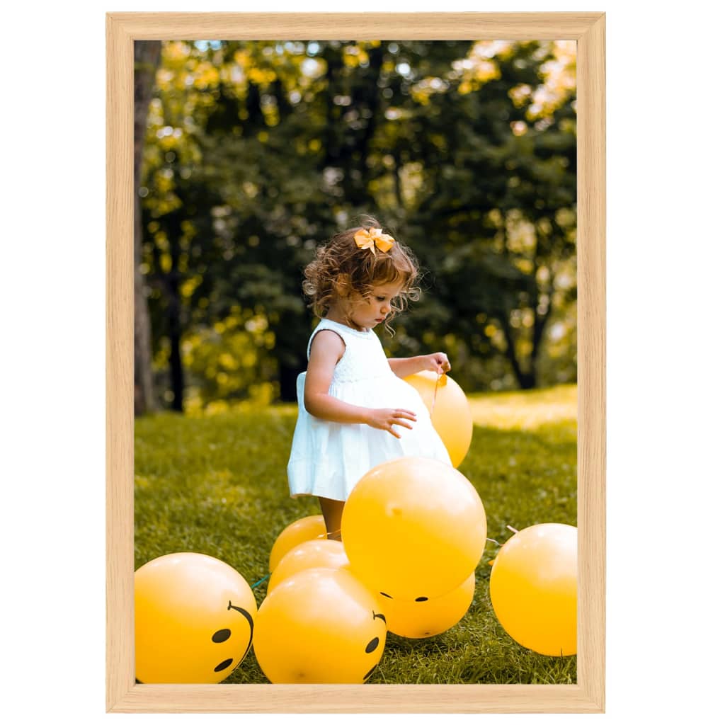 Fotolijsten 5 St Voor Wand 50X70 Cm Lichteikenkleurig