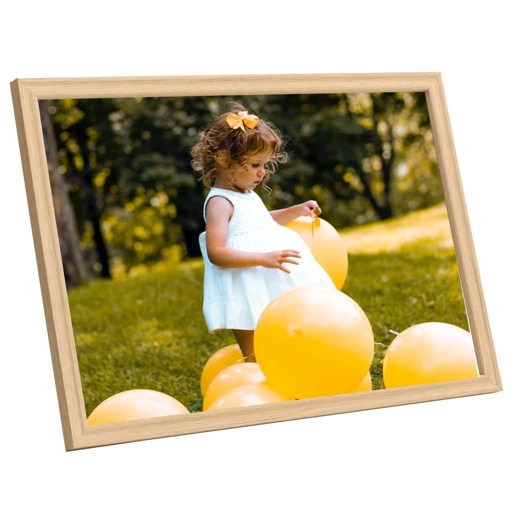 Fotolijsten 5 St Voor Wand 50X70 Cm Lichteikenkleurig