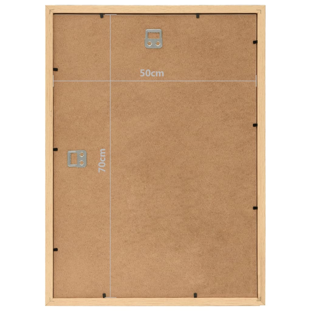 Fotolijsten 5 St Voor Wand 50X70 Cm Lichteikenkleurig