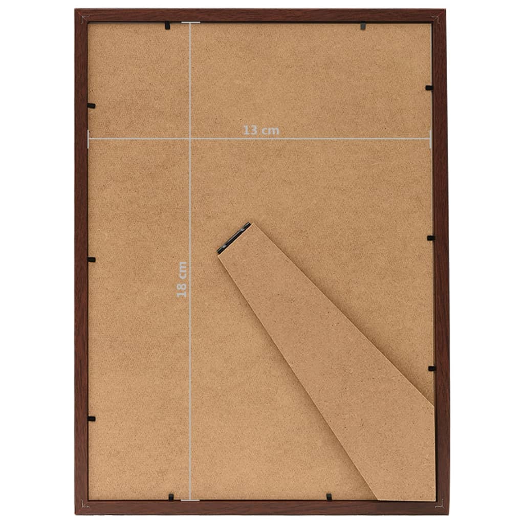Fotolijsten 3 St Voor Tafel 13X18 Cm Donkerrood