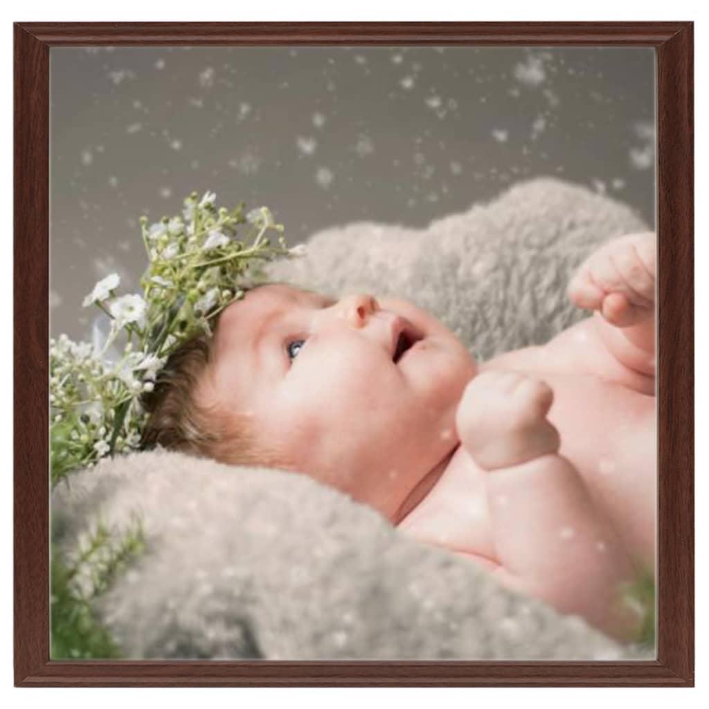 Fotolijsten 10 St Voor Wand Of Tafel 20X20 Cm Donkerrood