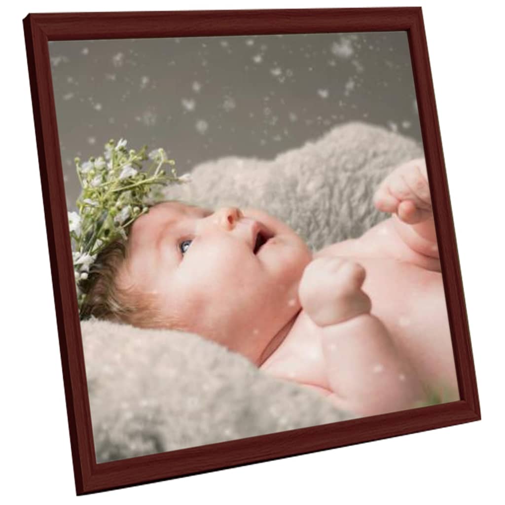 Fotolijsten 10 St Voor Wand Of Tafel 20X20 Cm Donkerrood