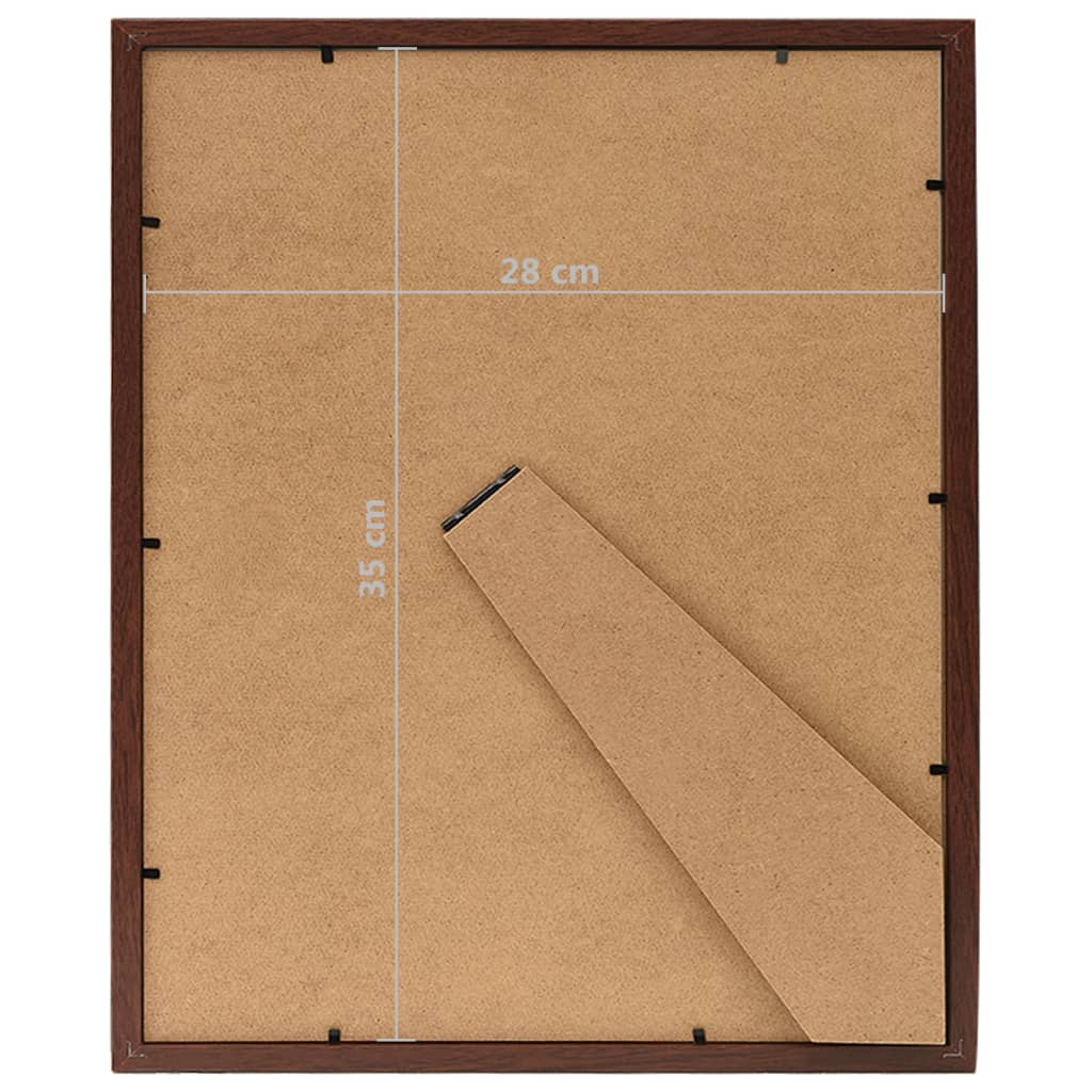 Fotolijsten 5 St Voor Tafel 28X35 Cm Donkerrood