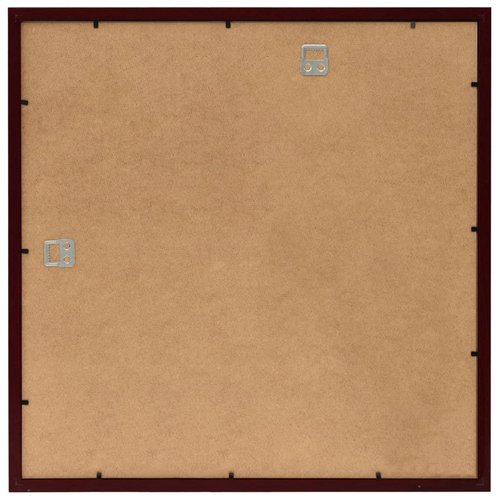 Fotolijsten 3 St Voor Wand 40X40 Cm Donkerrood