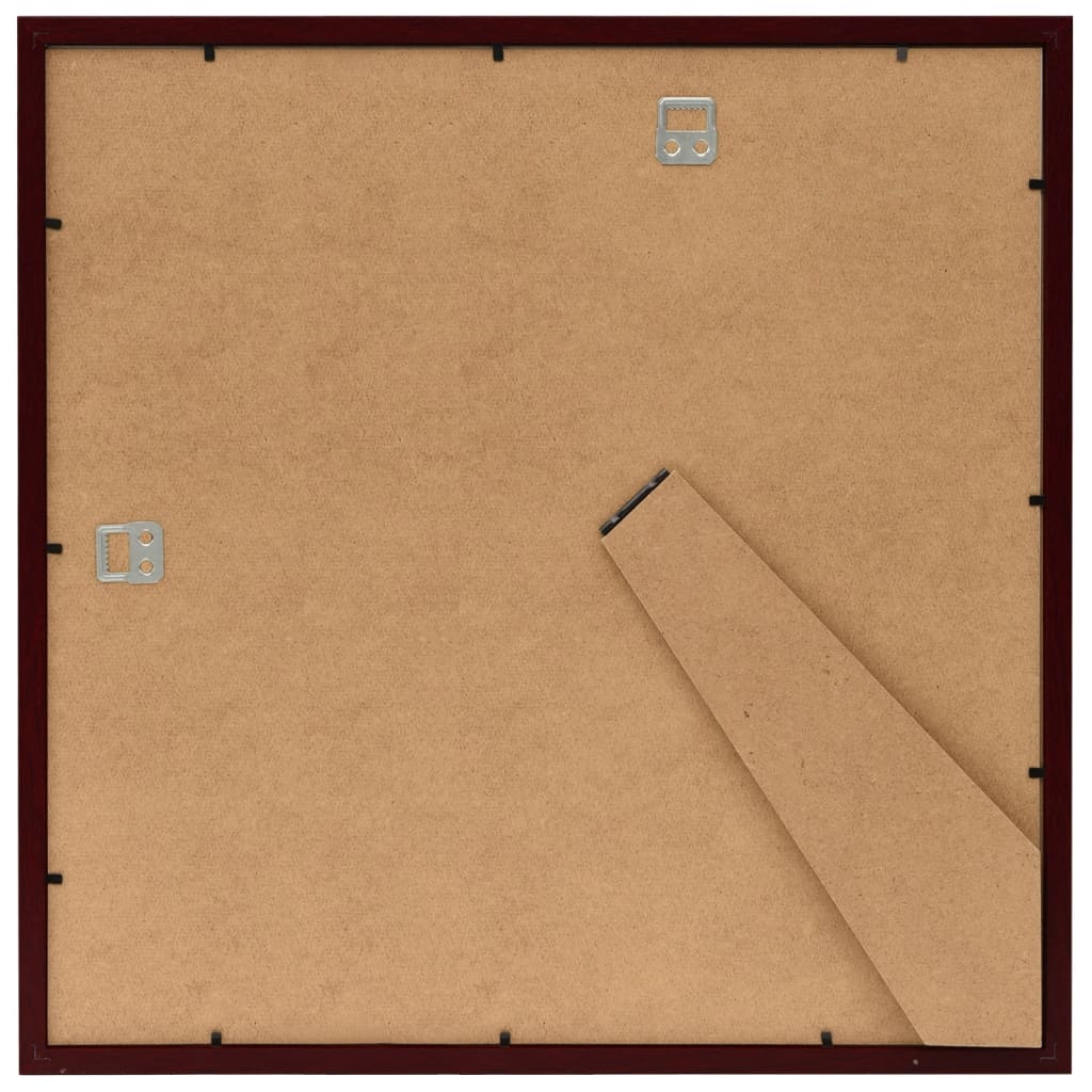 Fotolijsten 5 St Voor Wand Of Tafel 40X40 Cm Donkerrood