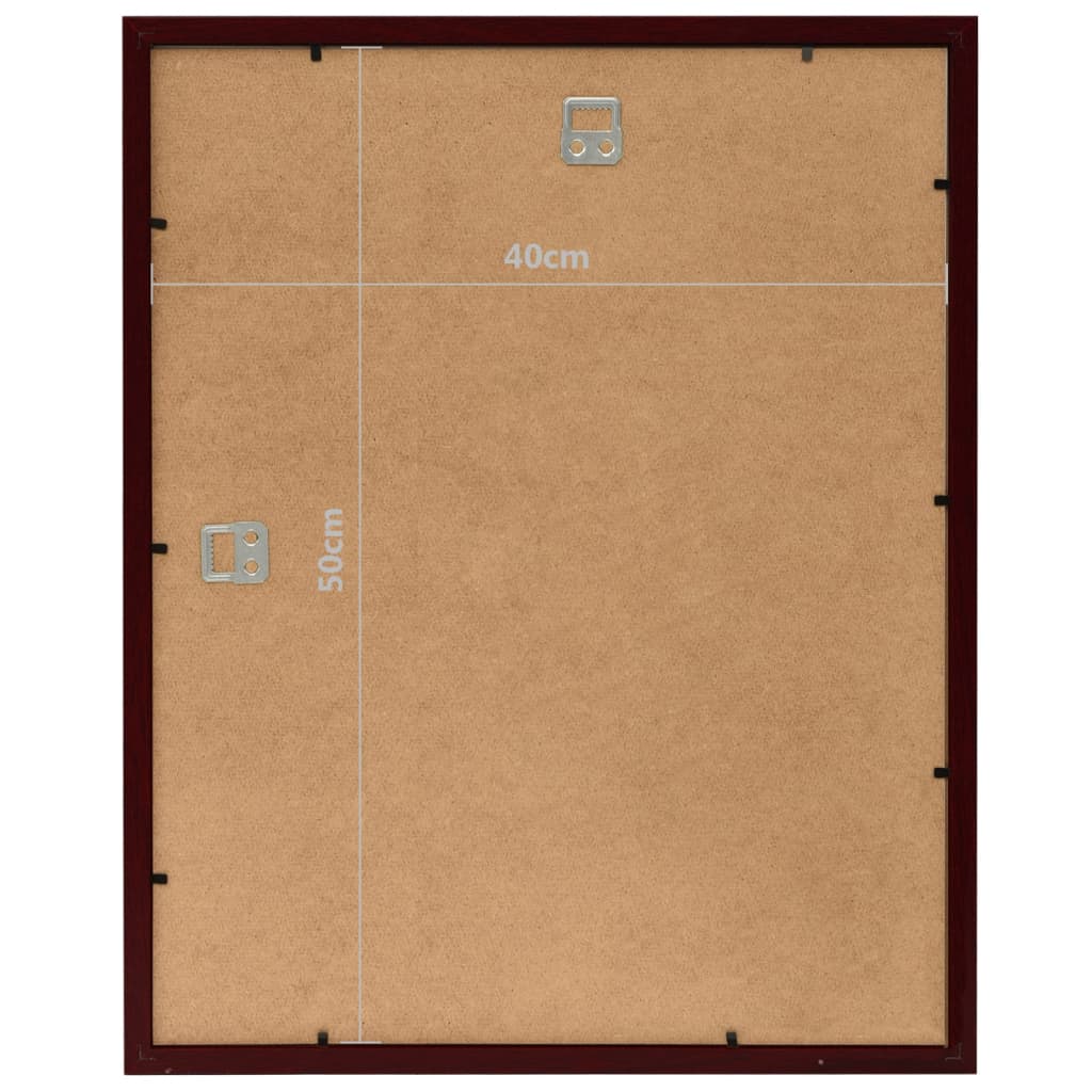 Fotolijsten 3 St Voor Wand 40X50 Cm Donkerrood