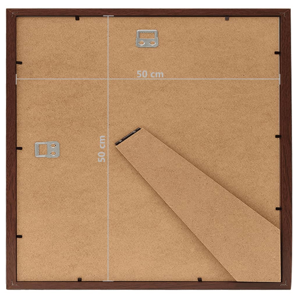 Fotolijsten 3 St Voor Wand Of Tafel 50X50 Cm Donkerrood