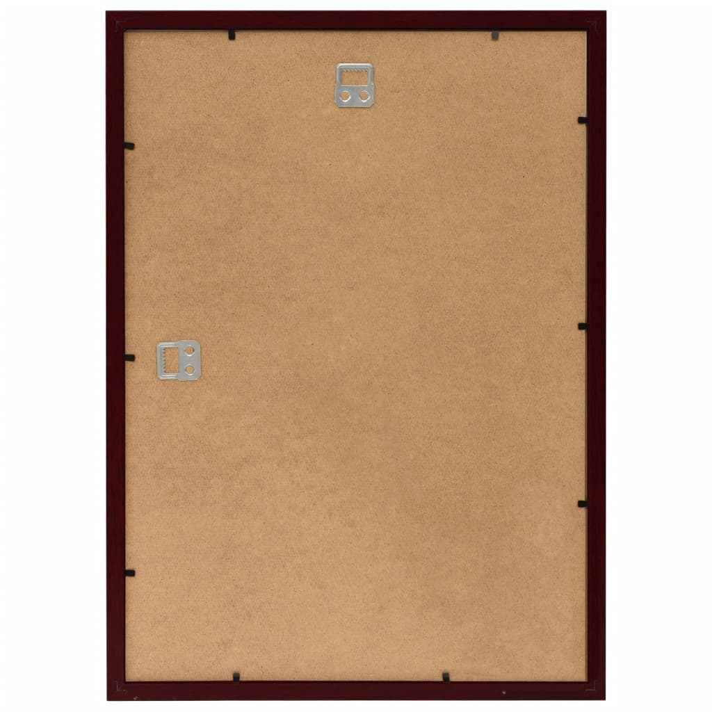 Fotolijsten 3 St Voor Wand 70X90 Cm Donkerrood