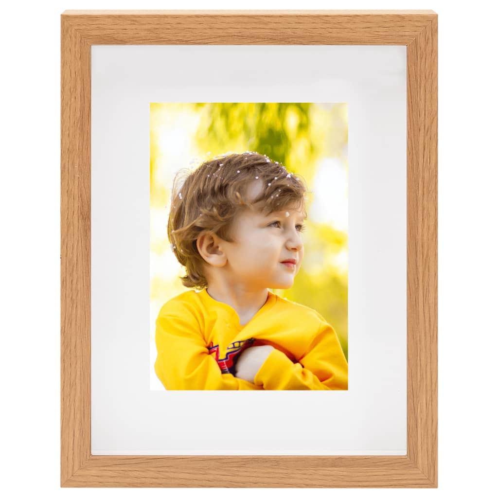 Fotolijsten 5 St Voor 13X18 Cm Foto 3D 20X25 Cm Eikenkleurig