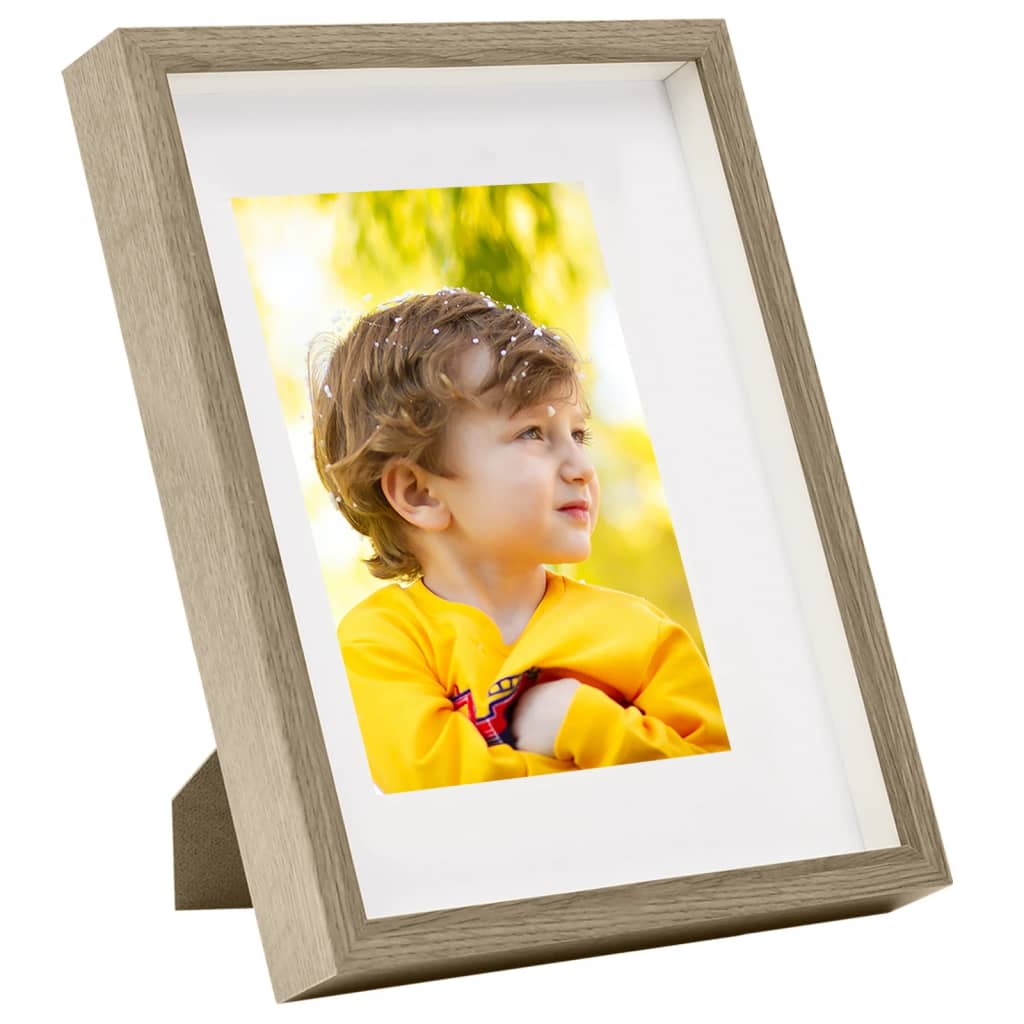 Fotolijsten 5 St Voor 15X20 Cm Foto 3D 21X29,7 Cm Donkerhout