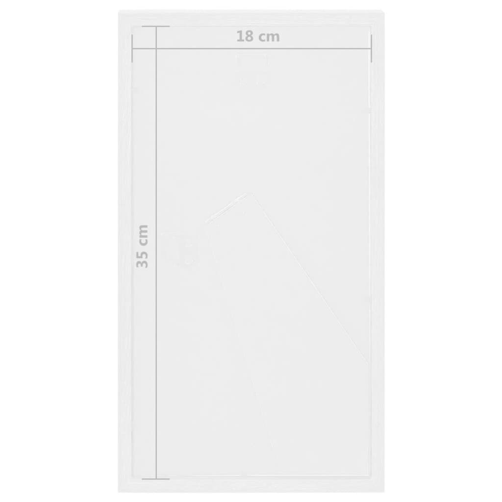 Fotolijsten 5 St Voor 3X(10X15 Cm) Foto 3D 18X35 Cm Wit