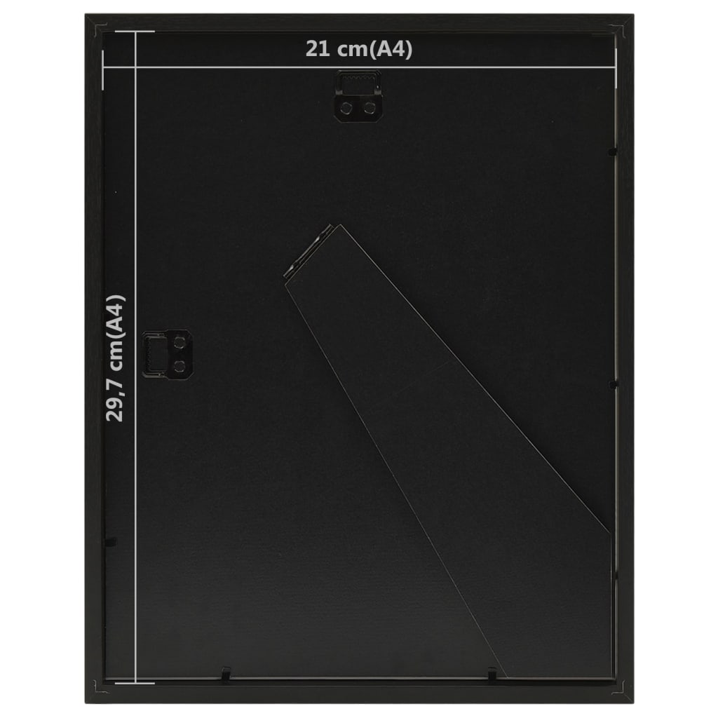 Fotolijsten 3 St Voor 15X20 Cm Foto 3D 21X29,7 Cm Zwart