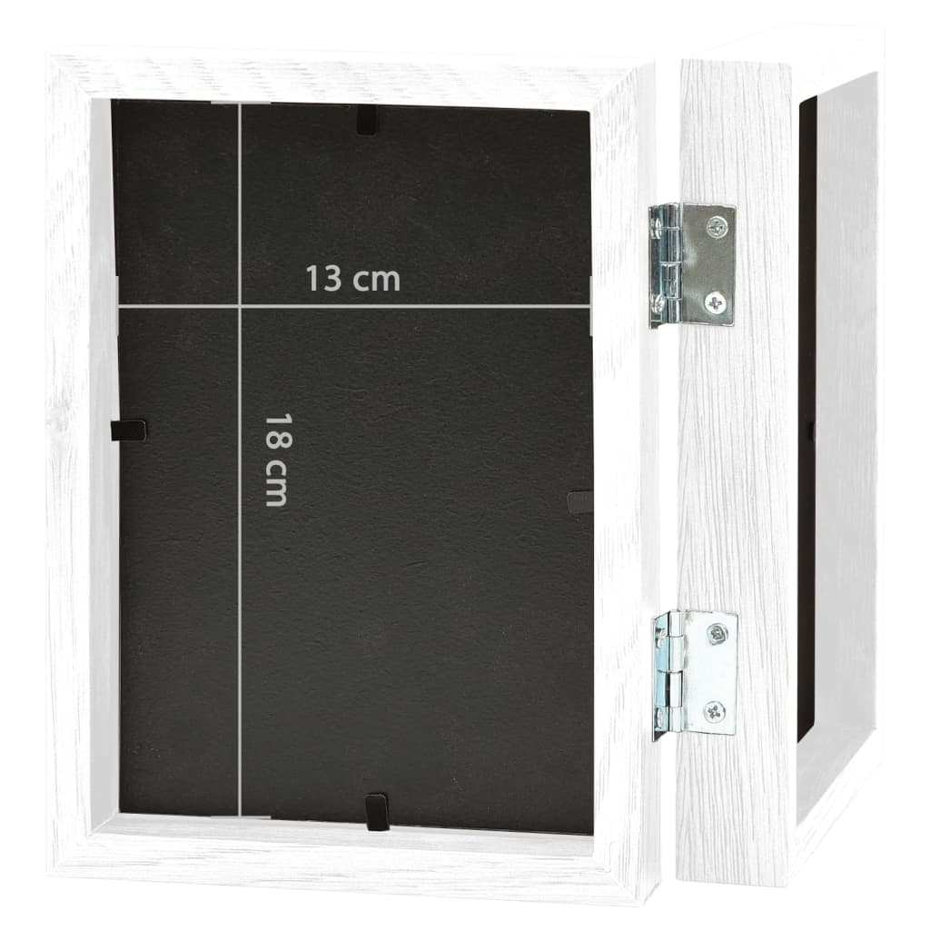 Fotolijst Tweeluik 2X(13X18 Cm) Wit