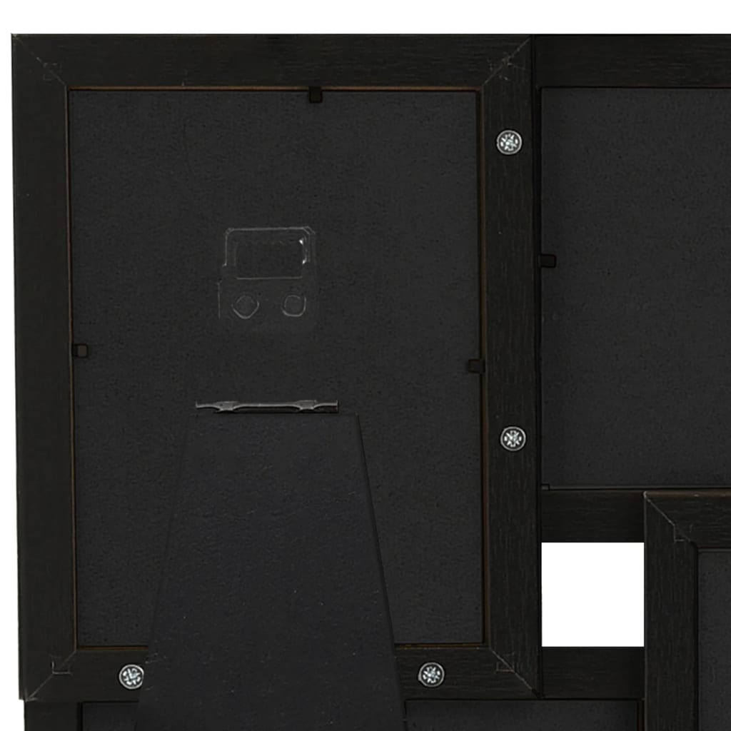 Fotolijst Voor 4X(10X15 Cm) Foto Mdf Zwart