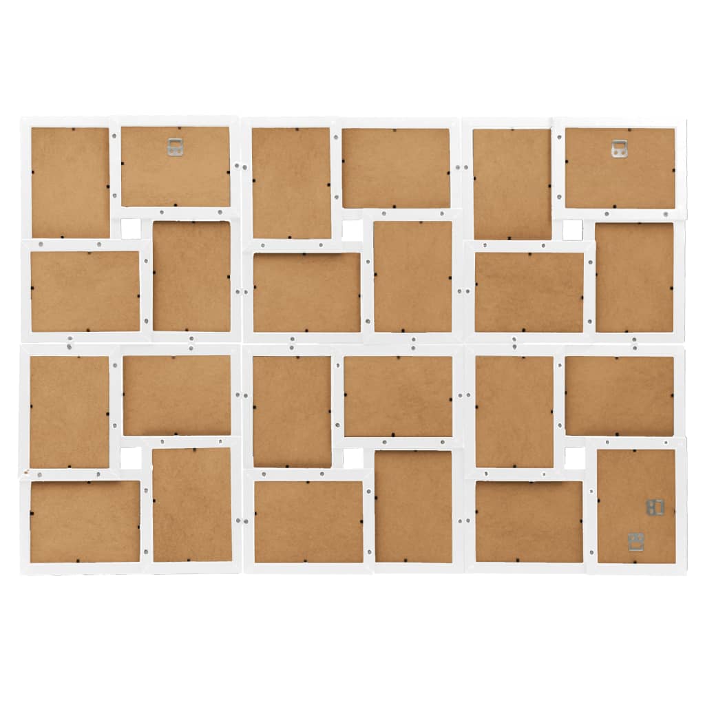 Fotolijst Voor 24X(13X18 Cm) Foto Mdf Wit