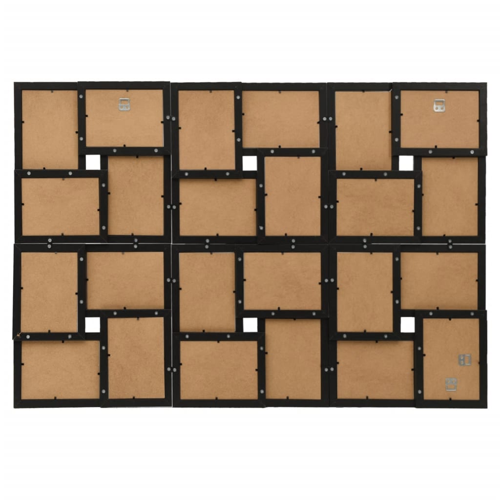 Fotolijst Voor 24X(13X18 Cm) Foto Mdf Zwart
