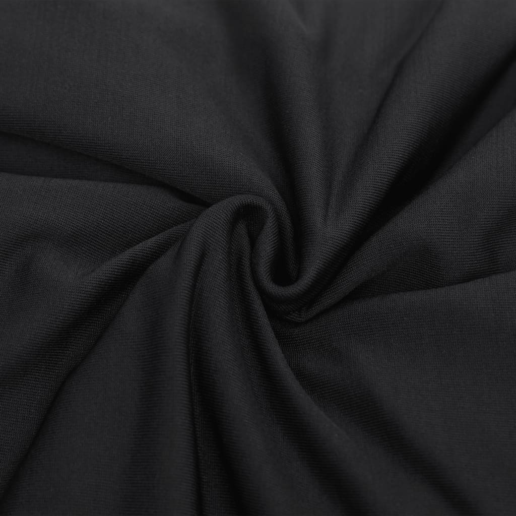 Tweezitsbankhoes Stretch Polyester Jersey Zwart