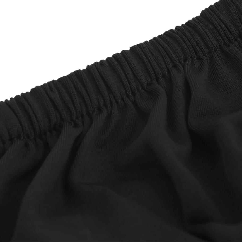 Tweezitsbankhoes Stretch Polyester Jersey Zwart
