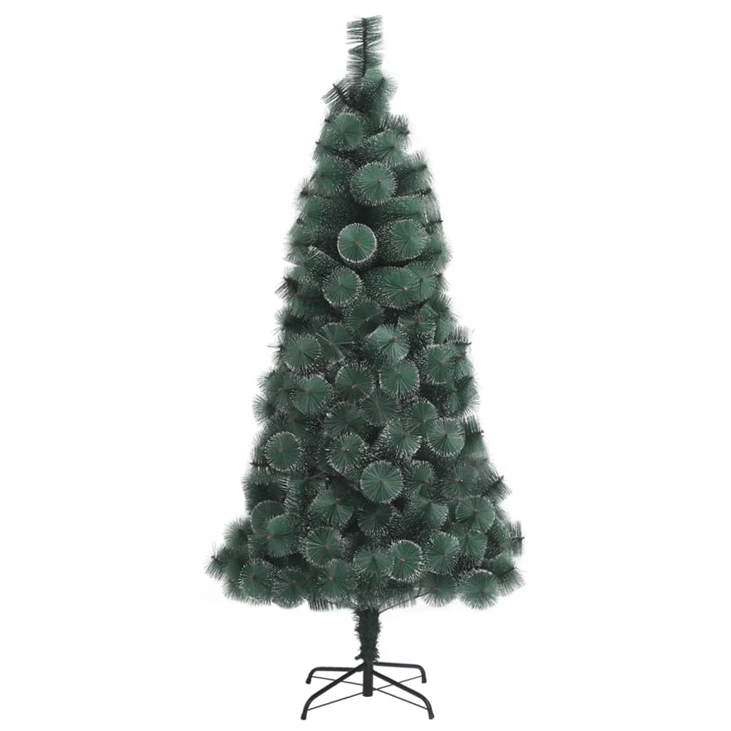 Kunstkerstboom Met Led's En Kerstballen 120 Cm Pvc En Pe Groen