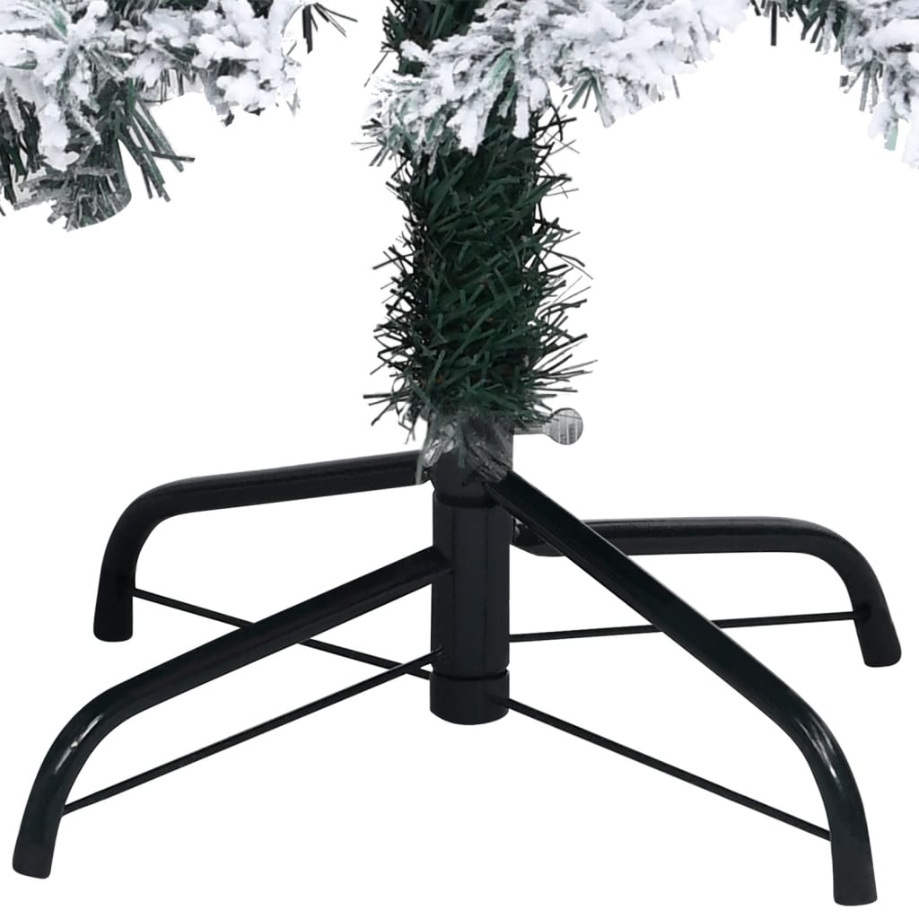 Kunstkerstboom Met Led's En Kerstballen 120 Cm Groen