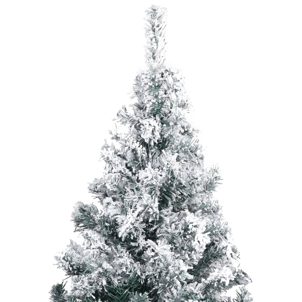Kunstkerstboom Met Led's En Kerstballen 210 Cm Pvc Groen