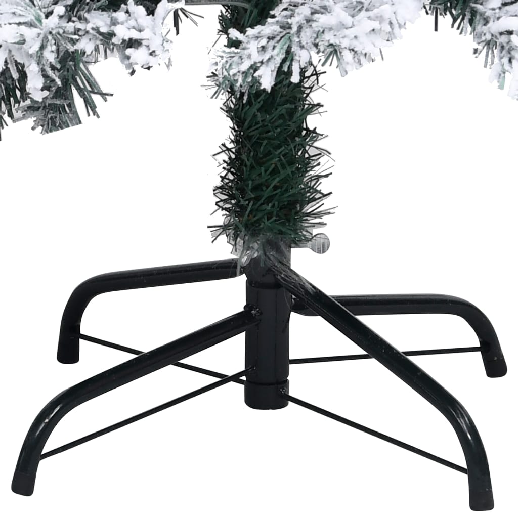 Kunstkerstboom Met Led's En Kerstballen 240 Cm Pvc Groen