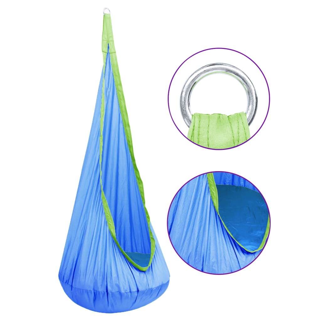 Hangmat/Schommel Voor Kinderen 80 Kg Blauw