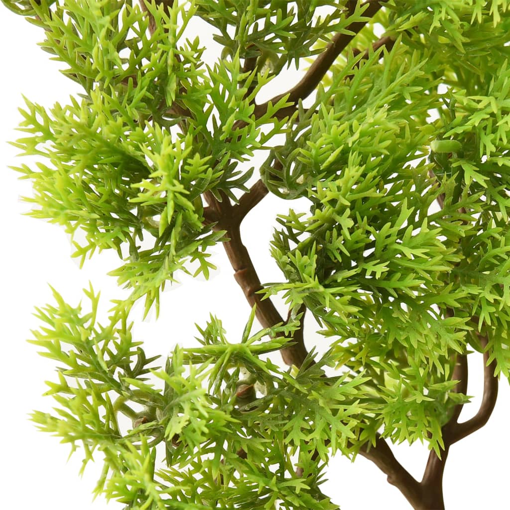 Kunstplant Met Pot Cipres Bonsai 60 Cm Groen
