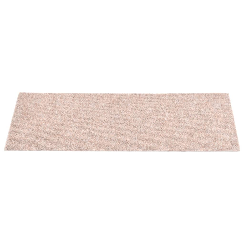 15 St Trapmatten Zelfklevend Rechthoekig 60X25 Cm Lichtbruin