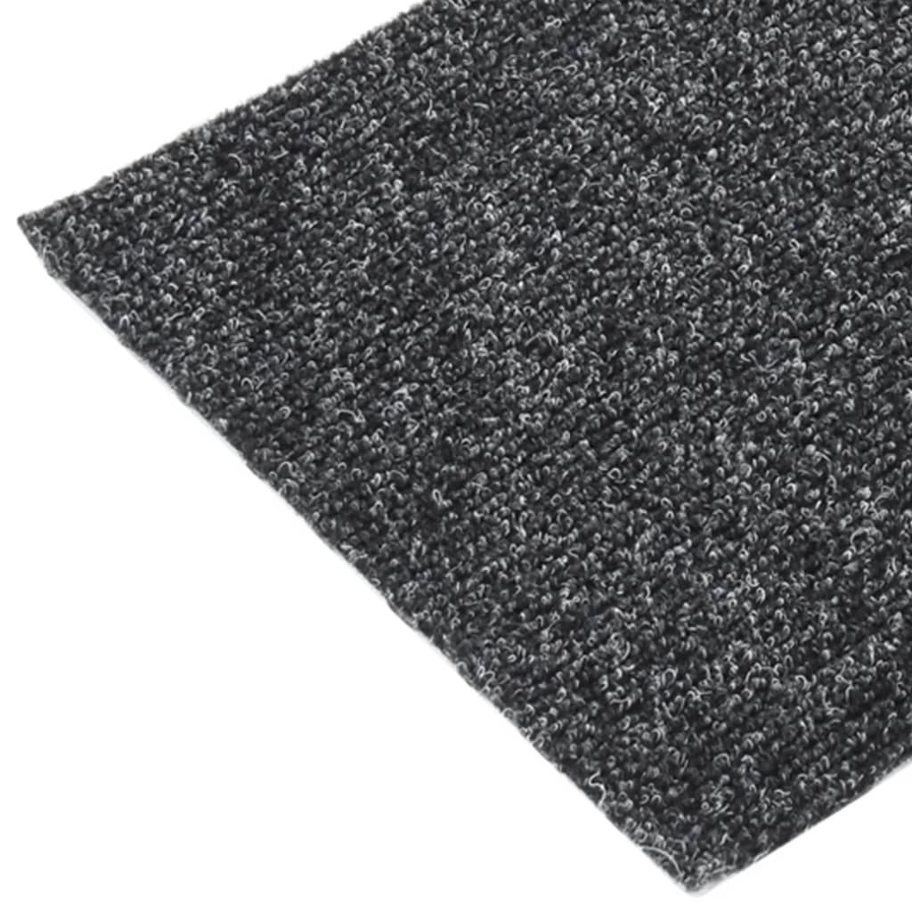 15 St Trapmatten Zelfklevend Rechthoekig 60X25 Cm Grijs
