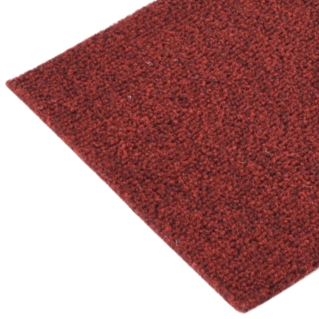 15 St Trapmatten Zelfklevend Rechthoekig 60X25 Cm Rood