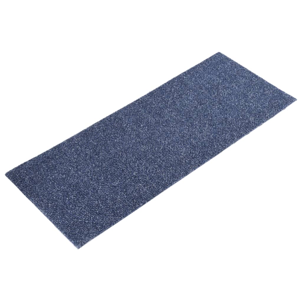 15 St Trapmatten Zelfklevend Rechthoekig 60X25 Cm Grijsblauw