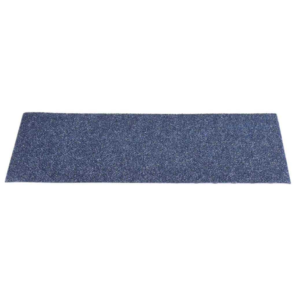 15 St Trapmatten Zelfklevend Rechthoekig 60X25 Cm Grijsblauw
